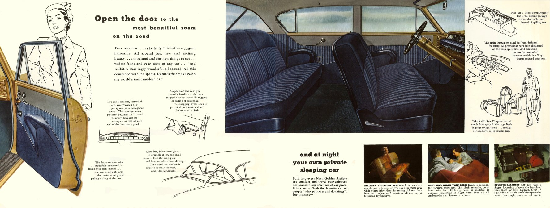 1952 Nash Golden Airflyte Brochure Page 21